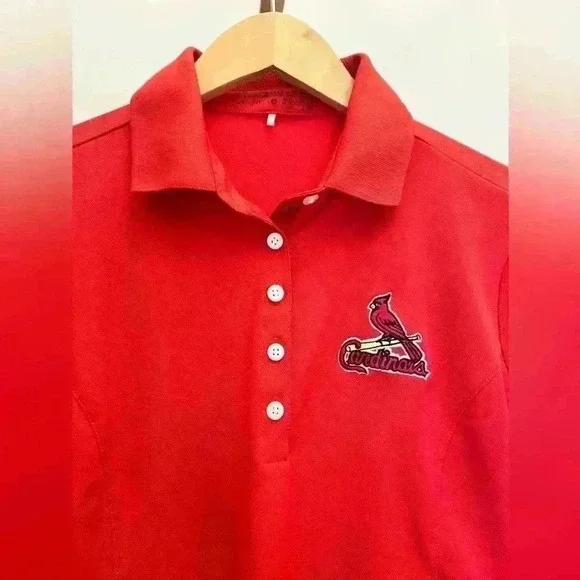 Women’s St. Louis Cardinals NIKE Golf Shirt - Picture 5 of 11